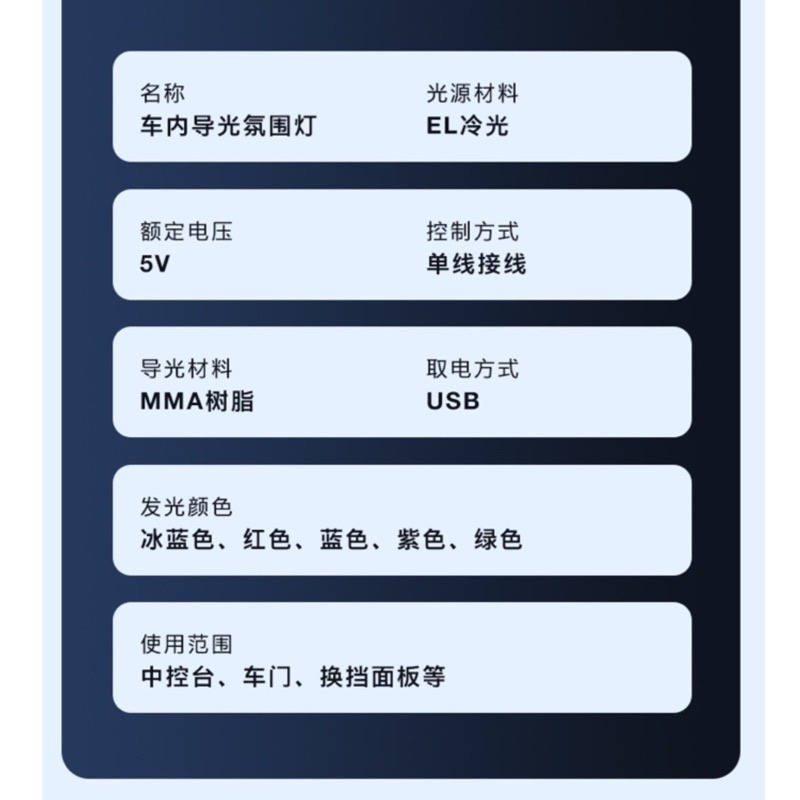 🍀台灣現貨🍀汽車氛圍燈 車內氛圍燈 車內氣氛燈 氛圍燈 汽車裝飾燈 LED氛圍燈 車內燈條 氣氛燈 冷光燈條 中控改-細節圖9