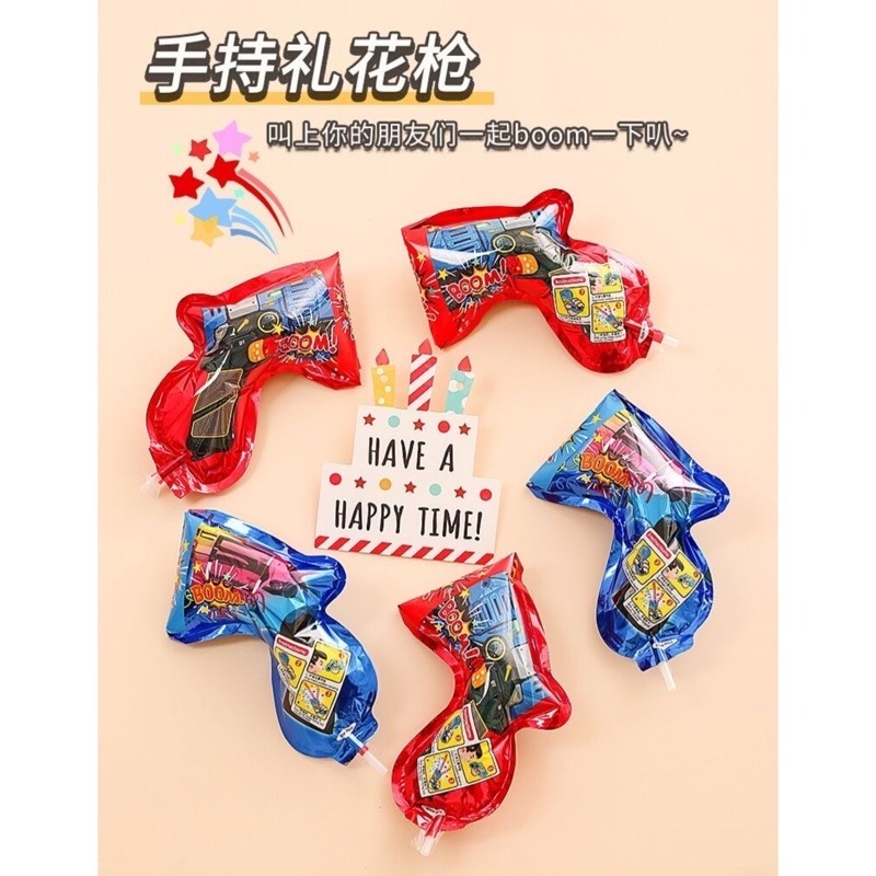 🔥買10送1🔥手持禮花槍 充氣禮花槍 禮花炮 禮花槍 小禮炮 手捏禮炮 手持禮炮 禮炮 小拉炮 拉炮 派對道具 彩花-細節圖2
