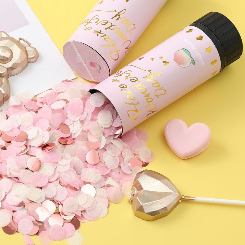 🔥買10送1🔥香氛小禮炮 小禮炮 手持小禮炮 禮炮 彩紙禮炮 拉炮 彩花 小拉炮 噴花筒 禮花筒 婚禮 告白 生日-細節圖4