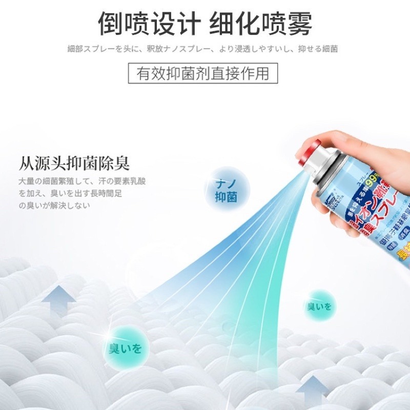 🍀台灣現貨🍀鞋內鞋襪除臭噴霧劑 鞋內除臭噴霧劑 鞋襪除臭噴霧 鞋內防臭劑 鞋內去異味 鞋子除臭劑 除腳臭 鞋子消毒噴-細節圖7