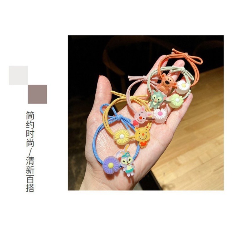 🍀台灣現貨🍀卡通夜光髮圈 兒童夜光髮圈 夜光髮圈 少女髮圈 兒童發圈 可愛髮圈 卡通髮圈 女孩髮飾 紮頭髮髮圈 彈力-細節圖6