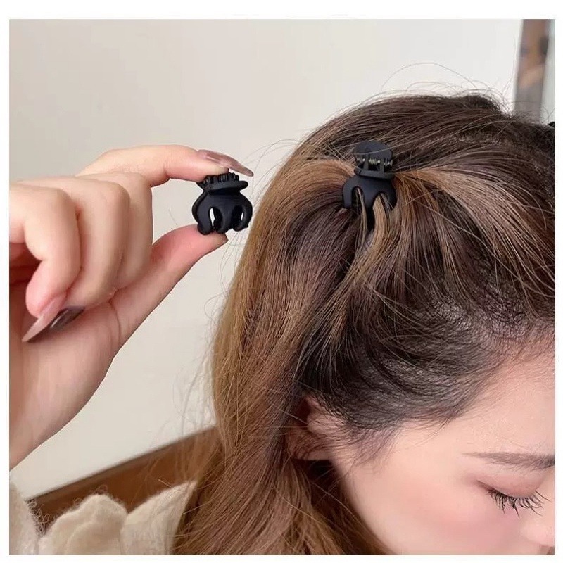 🍀台灣現貨🍀迷你小抓夾 迷你小髮夾 小髮夾 小抓夾 造型小抓夾 瀏海夾 髮邊夾 兒童髮夾 高馬尾抓夾 爪夾  南瓜小-細節圖5