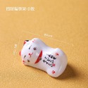 【12】招財貓筷架◆側躺舉手貓