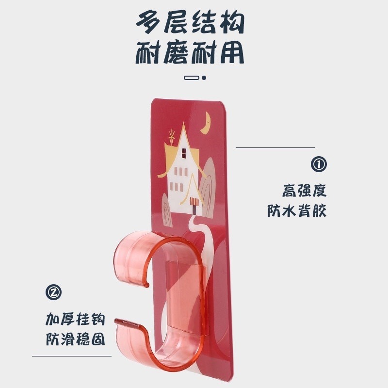 🍀台灣現貨🍀臉盆掛勾 卡通臉盆掛勾 多功能無痕掛勾 浴室掛勾 免打孔掛勾 水盆掛勾 廚房掛勾 萬用收納掛 防水掛勾-細節圖5