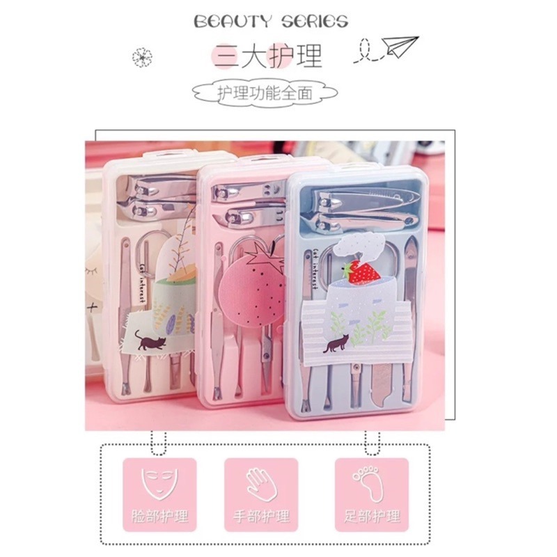 🍀台灣現貨🍀指甲剪7件組 卡通指甲剪 不鏽鋼指甲剪 指甲剪套裝 修甲刀 指甲剪 指甲刀 美甲刀 美容修甲工具 剪指甲-細節圖4