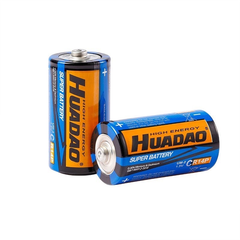🔥買5送1🔥台灣現貨 2號碳鋅電池 2號電池 HUADAO電池 華道2號電池 1.5V碳鋅電池 鋅錳電池 無汞環保-細節圖3