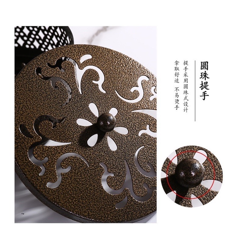 🍀台灣現貨🍀薰香盒 蚊香盒 香薰盒 蚊香掛架 熏香盤 蚊香盤 檀香架 金屬蚊香盒 蚊香爐 香薰爐 復古蚊香架 可掛蚊-細節圖7