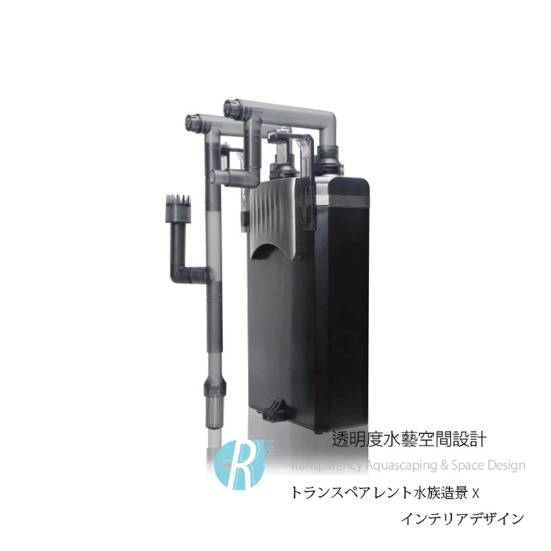 透明度 TRN｜iSTA 伊士達｜掛式過濾桶｜700L/h｜圓桶過濾器 低水位過濾器-細節圖2