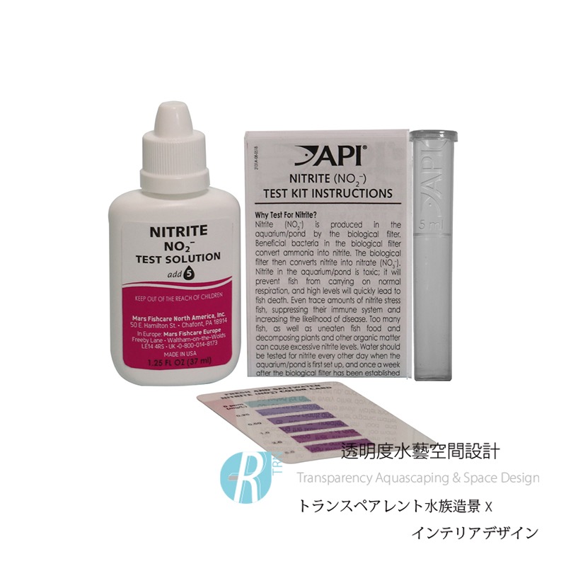 透明度 TRN｜API 魚博士｜NITRITE TEST KIT 亞硝酸測試劑｜NO2｜180次-細節圖2
