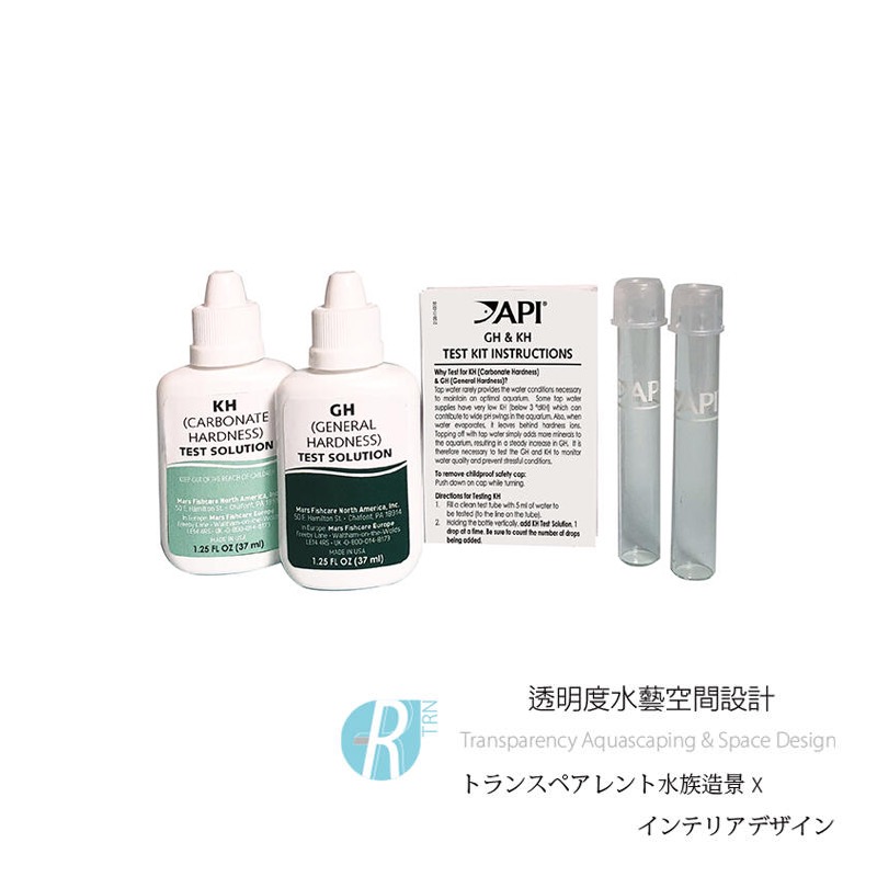 透明度 TRN｜API 魚博士｜GH&KH TEST KIT GH/KH測試劑｜74ml-細節圖2