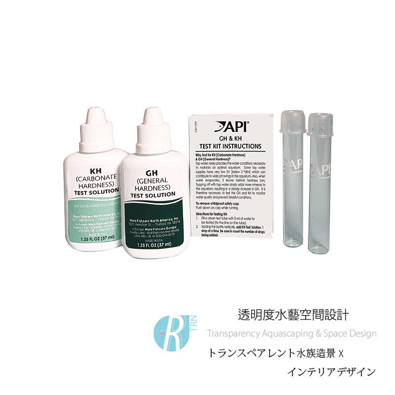 透明度 TRN｜API 魚博士｜GH&KH TEST KIT GH/KH測試劑｜74ml-細節圖2