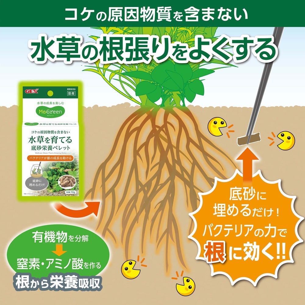 透明度 TRN｜GEX 五味｜MeGreen 水草成長基肥｜10g｜根肥-細節圖3