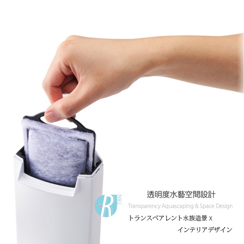 透明度 TRN｜GEX 五味｜SILENT FLOW SP POWER 角落多用途過濾器｜白｜204L/h｜低水位過濾器-細節圖4