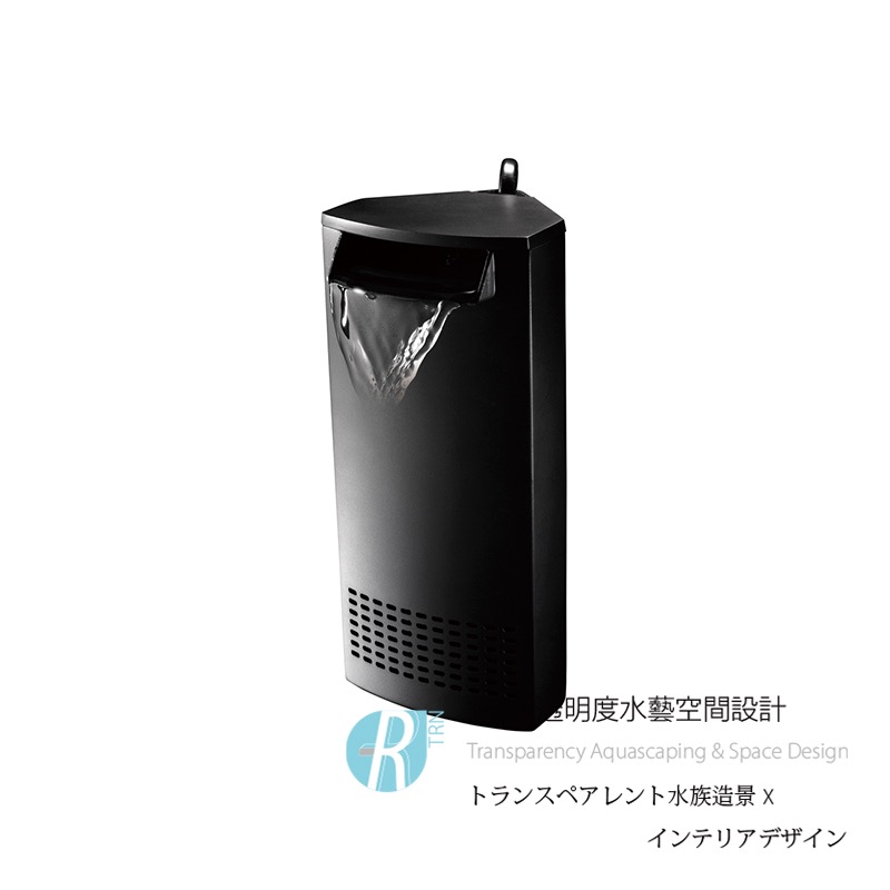 透明度 TRN｜GEX 五味｜SILENT FLOW SP POWER 角落多用途過濾器｜黑｜204L/h｜低水位過濾器-細節圖3