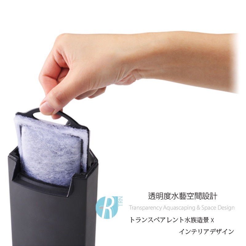透明度 TRN｜GEX 五味｜SILENT FLOW SP POWER 角落多用途過濾器｜黑｜204L/h｜低水位過濾器-細節圖4
