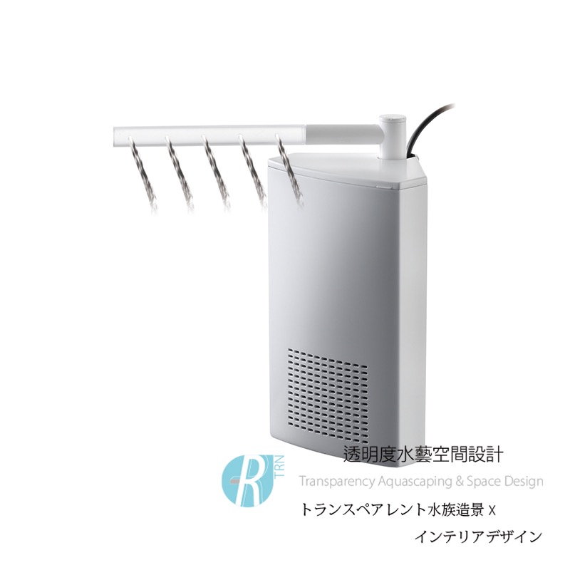 透明度 TRN｜GEX 五味｜SILENT FLOW SP DAUL 角落多用途過濾器｜白｜408L/h｜內置馬達過濾器-細節圖3