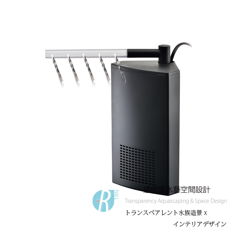 透明度 TRN｜GEX 五味｜SILENT FLOW SP DAUL 角落多用途過濾器｜黑｜408L/h｜內置馬達過濾器-細節圖3