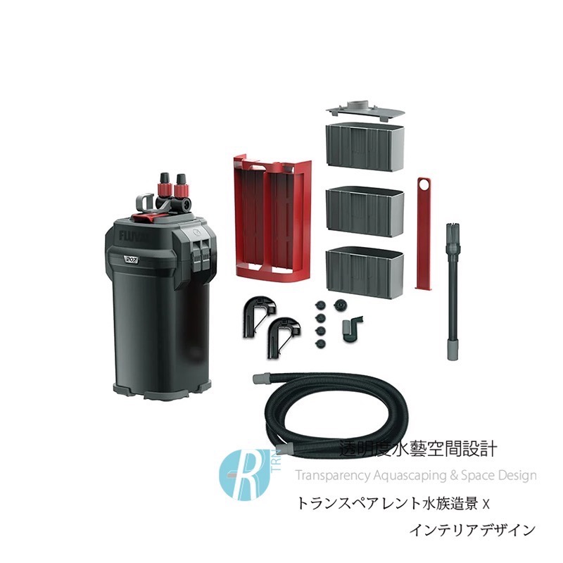 透明度 TRN｜HAGEN 赫根｜FLUVAL 富濾霸 多功能圓桶過濾器 207｜780L/h｜外置圓桶-細節圖6