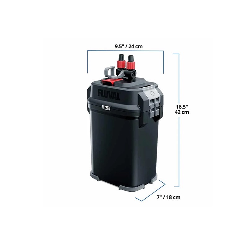 透明度 TRN｜HAGEN 赫根 FLUVAL 富濾霸｜多功能圓桶過濾器 307｜1150L/h｜外置圓桶-細節圖7