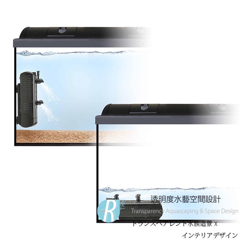 透明度 TRN｜HAGEN 赫根｜FLUVAL 富濾霸 多功能沉水過濾器 U3｜600L/h｜內置馬達過濾器-細節圖6