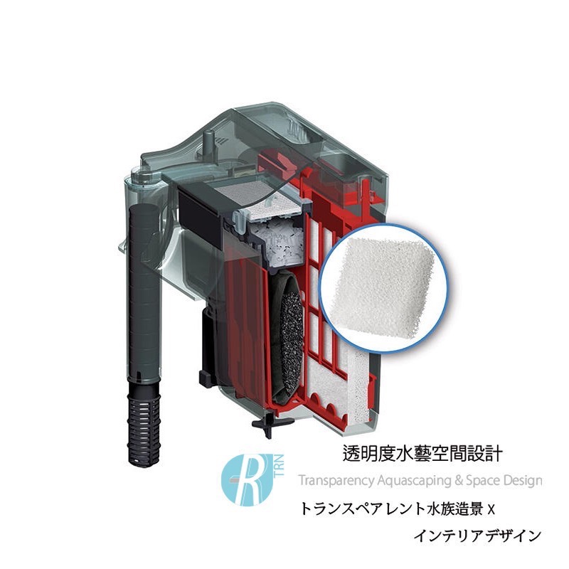 透明度 TRN｜HAGEN 赫根｜FLUVAL 富濾霸 滴漏式外掛 C4｜生化過濾綿｜2入｜生化棉 過濾棉 替換棉 濾材-細節圖3
