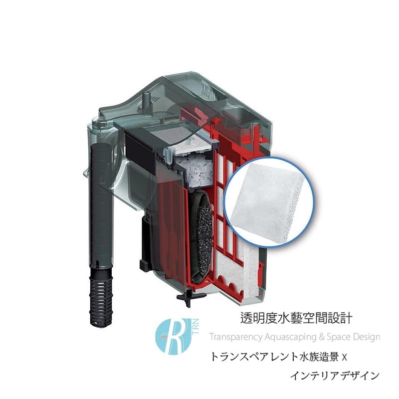 透明度 TRN｜HAGEN 赫根｜FLUVAL 富濾霸 滴漏式外掛 C4｜纖維過濾綿｜3入｜生化棉 替換棉 濾材-細節圖3