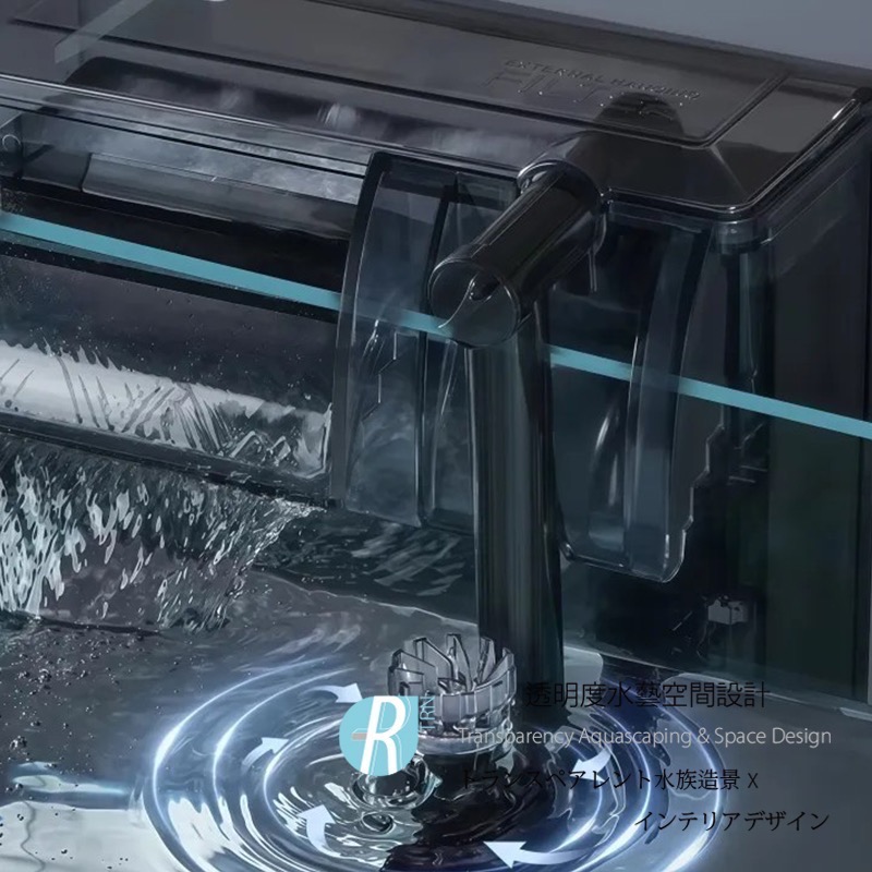 透明度 TRN｜Mr. Aqua 水族先生｜超強力外掛過濾器 800L｜800L/h｜油膜處理器-細節圖5
