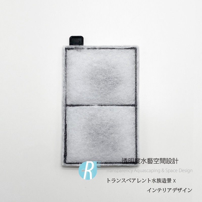 透明度 TRN｜SL-AQUA 淞亮｜高品質系列 生態造景幫浦 SLF-200｜活性碳替換棉｜2入｜吸收異味 改善水色-細節圖2