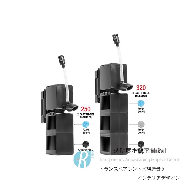 透明度 TRN｜SICCE 希捷｜Shark PRO 500 鯊魚內置過濾器｜500L/h｜沉水過濾器-細節圖7
