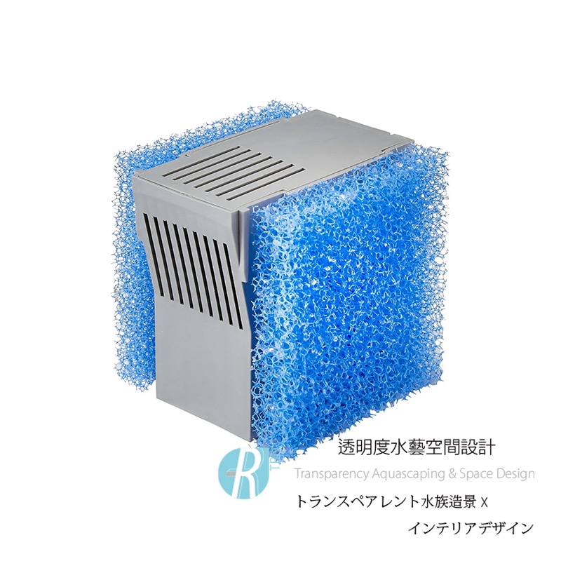 透明度 TRN｜SICCE 希捷｜Shark PRO 500/700/900 鯊魚內置過濾器｜活性碳濾芯＋生化棉2片-細節圖4