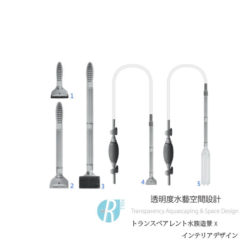 透明度 TRN｜iSTA 伊士達｜Five in One Maintain Kit 五合一清潔組｜刮刀 清潔刷 虹吸管-細節圖2