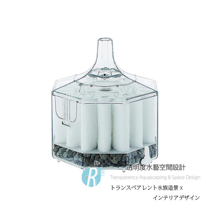 透明度 TRN｜Suisaku 水作｜內置空氣過濾器｜L｜水妖精 氣動式過濾 水中過濾 生化過濾-細節圖2