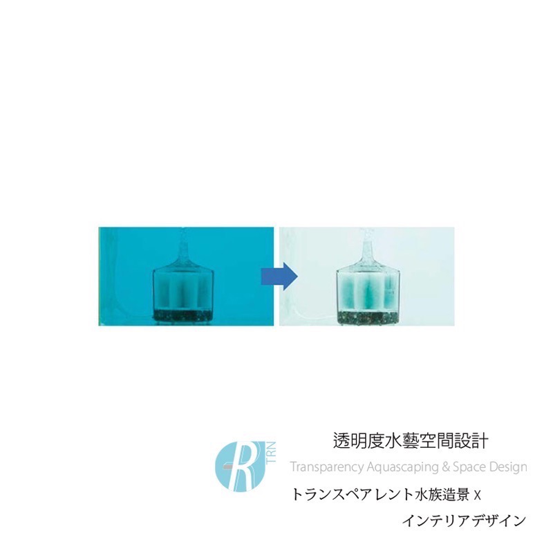 透明度 TRN｜Suisaku 水作｜內置空氣過濾器 S｜活性碳濾芯｜吸收異味 改善水色 濾材-細節圖3
