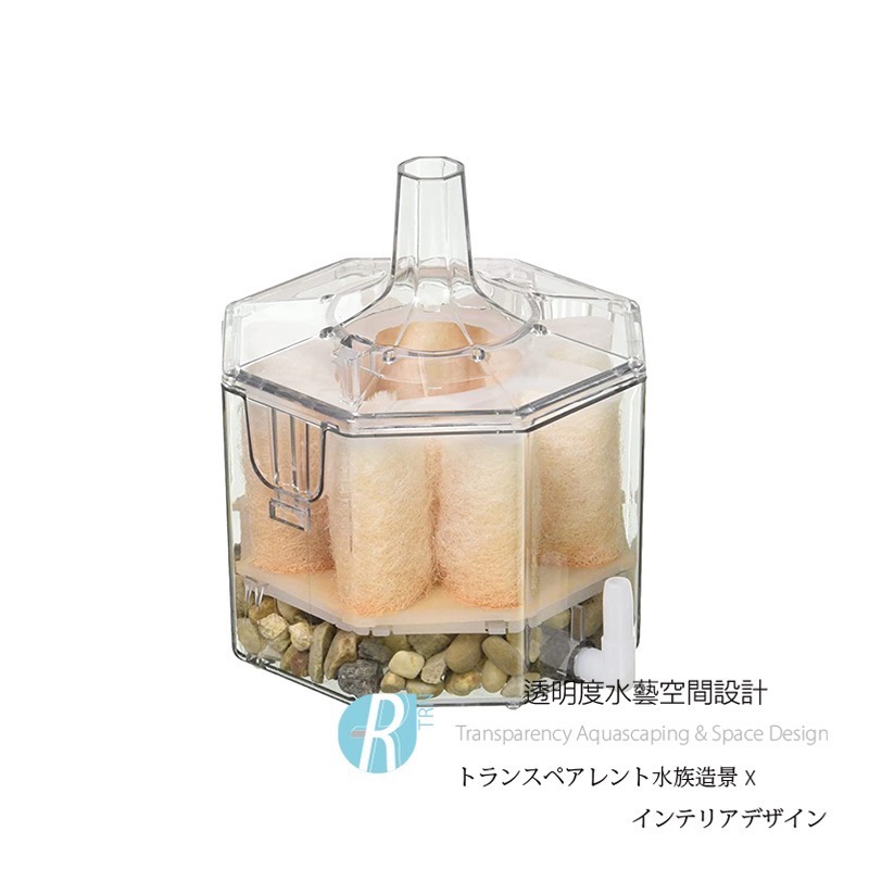 透明度 TRN｜Suisaku 水作｜內置空氣過濾器 Z-S｜納豆菌＋沸石濾芯｜水妖精 氣動式過濾 水中過濾 生化過濾-細節圖2