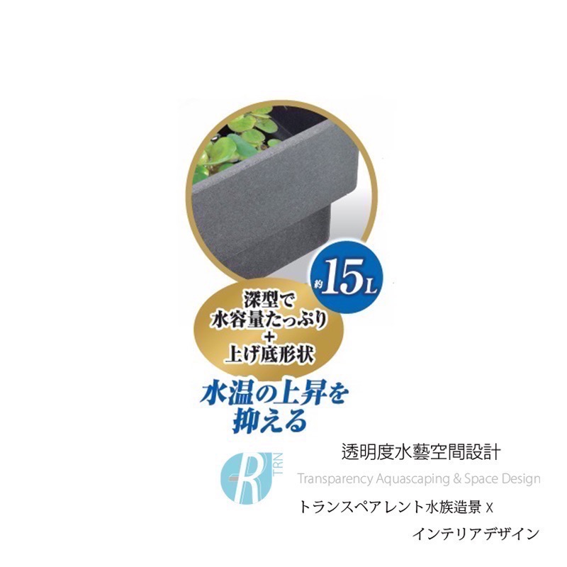 透明度 TRN｜GEX 五味｜メダカ元気 舒適飼養箱｜M｜15L｜保溫魚箱 戶外水缸-細節圖4
