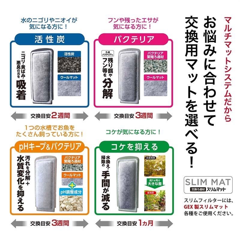 透明度 TRN｜GEX 五味｜SLIM FILTER USB薄型過濾器 DC-X SS1｜174L/h｜外掛過濾器-細節圖8