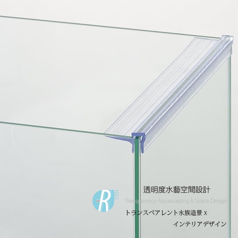 透明度 TRN｜GEX 五味｜アクアフランジ6-45 玻璃蓋支撐架｜45cm｜4-6mm｜2入｜配件 零件 防震溢水-細節圖4