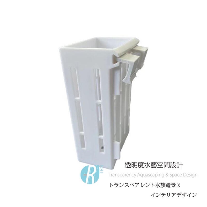 透明度 TRN｜crab aqua 小螃蟹｜水培盒｜白色｜L｜水耕培養皿 魚草共生-細節圖2
