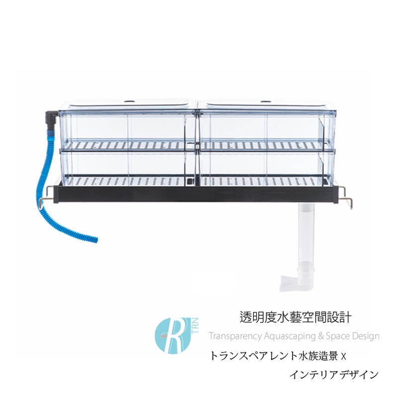 透明度 TRN｜SOBO 松寶｜滴流過濾盒 F-60｜2尺 55~80cm｜上部過濾-細節圖2
