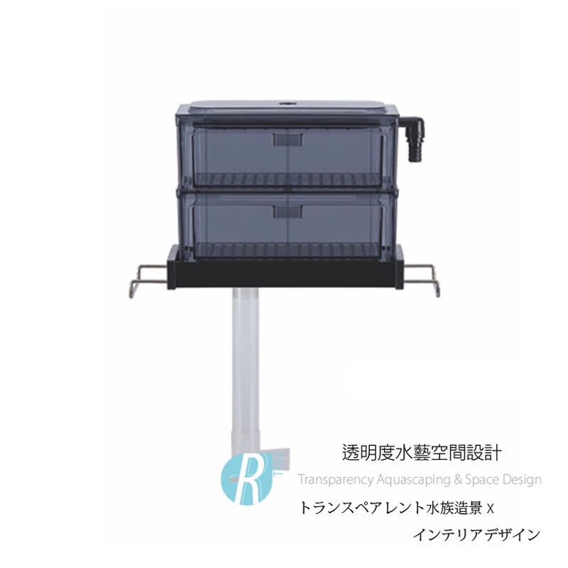 透明度 TRN｜SOBO 松寶｜抽屜滴流過濾盒 FA-30｜1尺 30~50cm｜上部過濾槽-細節圖2