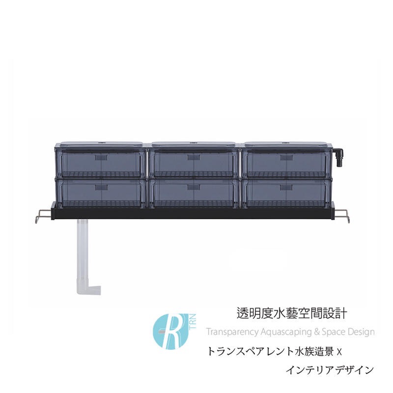 透明度 TRN｜SOBO 松寶｜抽屜滴流過濾盒 FA-90｜3尺 80~100cm｜上部過濾槽-細節圖2
