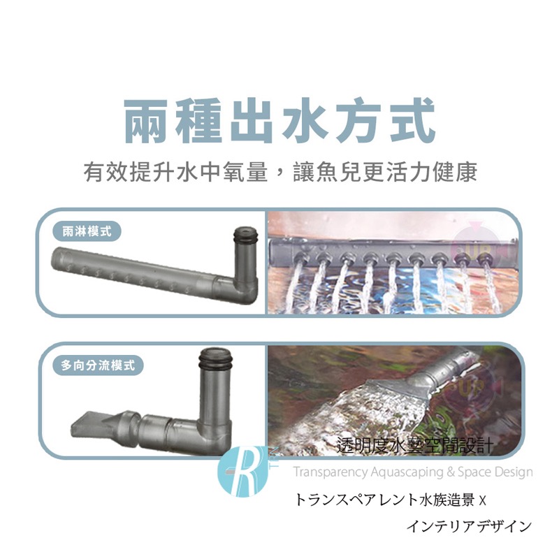 透明度 TRN｜UP AQUA 雅柏｜小型桶式過濾器 L600｜600L/h｜掛式過濾桶-細節圖6