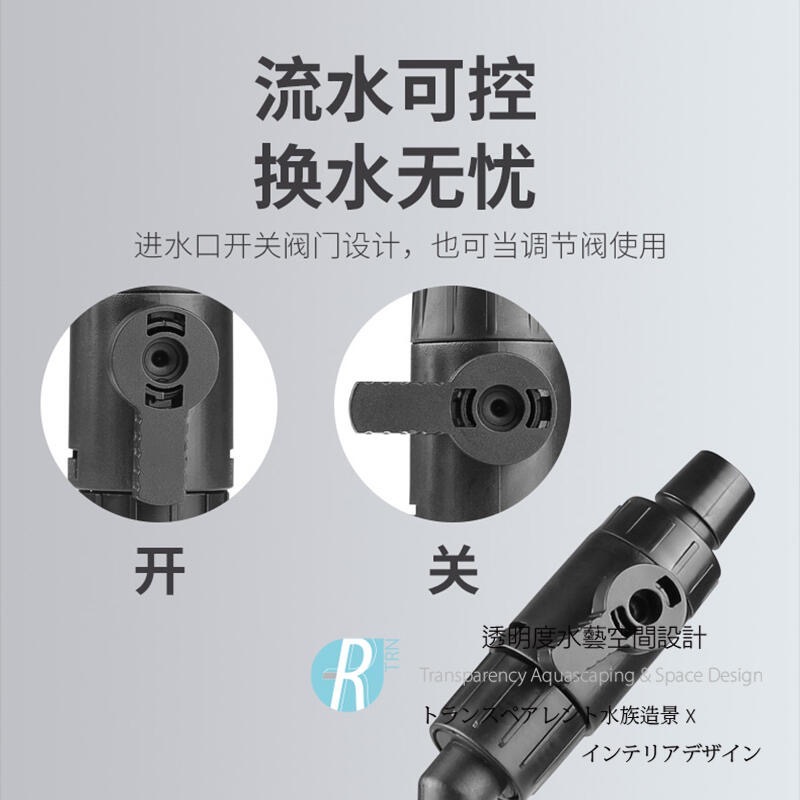 透明度 TRN｜SUNSUN 森森｜魚缸外置過濾無動力前置桶 HW-602｜1.4L-細節圖3