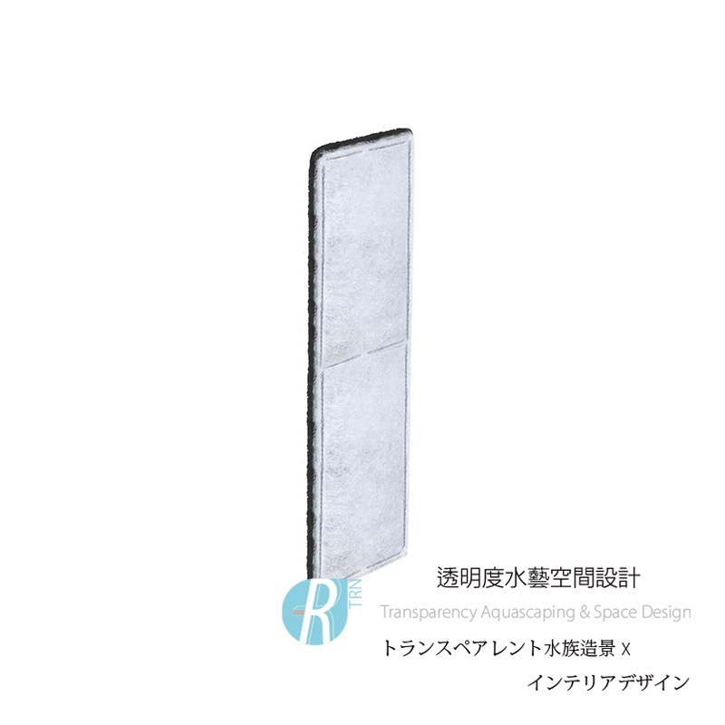 透明度 TRN｜HAGEN 赫根 FLUVAL 富濾霸｜多功能沉水過濾器 U3｜纖維過濾碳板｜2入｜替換棉 濾材-細節圖2