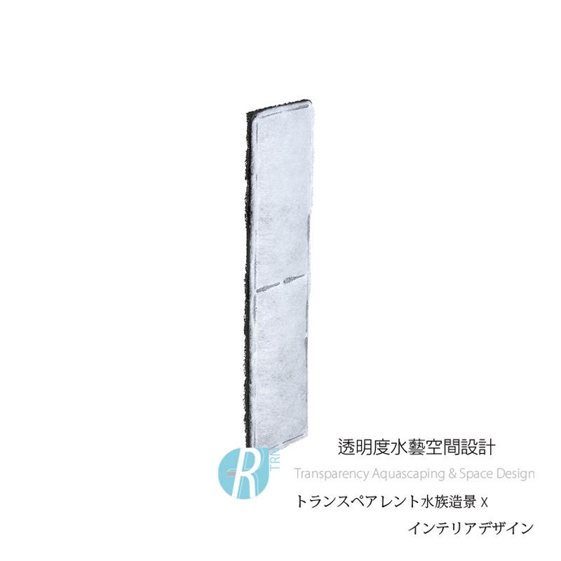 透明度 TRN｜HAGEN 赫根 FLUVAL 富濾霸｜多功能沉水過濾器 U4｜纖維過濾碳板｜2入｜替換棉 濾材-細節圖2