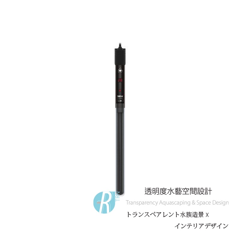 透明度 TRN｜top-aqua 達普｜單顯示按鍵式離水保護加溫棒｜300W｜雙控溫晶片｜控溫器 加溫器 加熱器-細節圖2