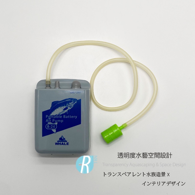 透明度 TRN｜WHALE 虎鯨｜乾電池防水泵 B-24｜2.5L/min｜打氣機 空氣馬達 空氣幫浦-細節圖2