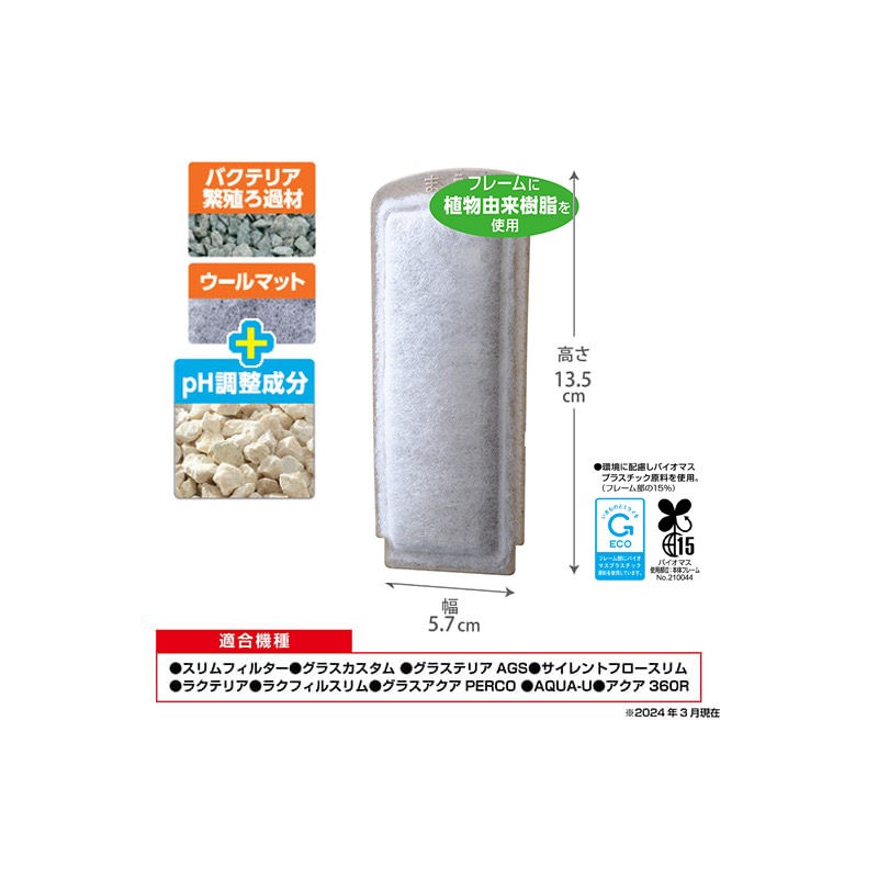 透明度 TRN｜GEX 五味｜SLIM MIT USB薄型過濾器｜Mini/S/M/L｜三合一碳板｜5入｜pH值調節-細節圖2