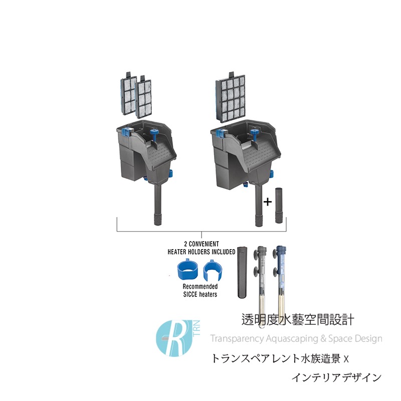 透明度 TRN｜SICCE 希捷｜AQUA FILTRA 40 靜音型多功能外掛過濾器｜600L/h-細節圖6