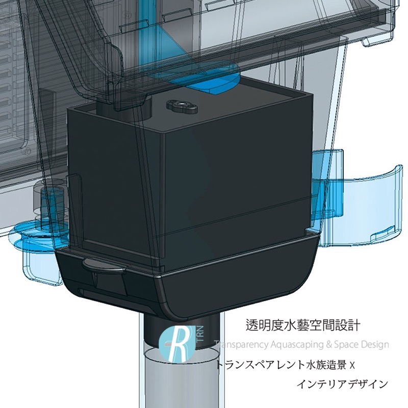 透明度 TRN｜SICCE 希捷｜AQUA FILTRA 40 靜音型多功能外掛過濾器｜600L/h-細節圖5